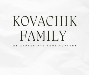 Sponsor Logo for Kovachik Family