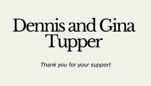 Sponsor Logo for Dennis and Gina Tupper