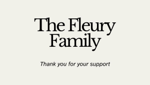 Sponsor Logo for The Fleury Family