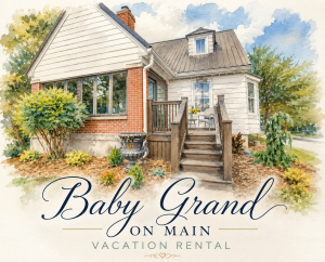 Logo for Baby Grand on Main Vacation Rental
