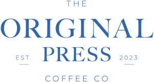 Logo for The Original Press Coffee Cart