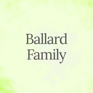 Logo for Ballard Family- In Memory of Patrick Ballard (Weeze)