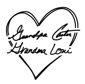 Sponsor Logo for Grandpa Carter & Grandma Lori