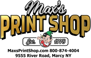 Logo for Max's Print Shop