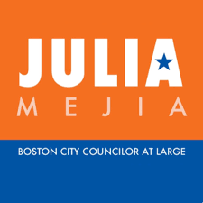 Sponsor Logo for City Councilor At Large Julia Meija