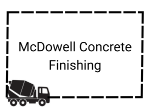 Sponsor Logo for McDowell Concrete Finishing