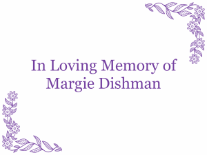 Sponsor Logo for In Loving Memory of Margie Dishman