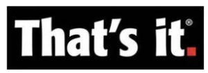 Sponsor Logo for That's It