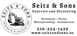 Logo for Seitz & Sons Concrete and Excavating