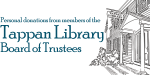 Sponsor Logo for Tappan Library Board of Trustees (personal donations)