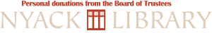 Sponsor Logo for Nyack Library Board of Trustees (personal donations)