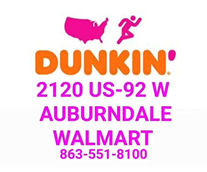 Sponsor Logo for DUNKIN' Donuts - Auburndale Walmat