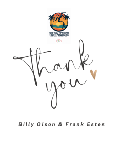 Sponsor Logo for Billy Olson & Frank Estes