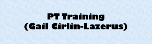 Sponsor Logo for PT Training (Gail Cirlin-Lazerus)