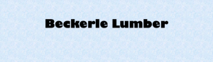 Sponsor Logo for Beckerle Lumber