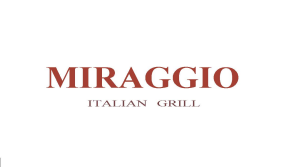 Sponsor Logo for Miraggio Italian Grill