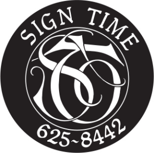 Sponsor Logo for Sign Time