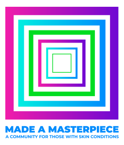 Logo for Made a Masterpiece: a Community for Those with Skin Conditions