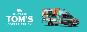 Sponsor Logo for Travelin Tom's Coffee
