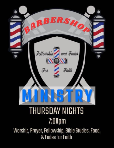 Sponsor Logo for Barbershop Ministry