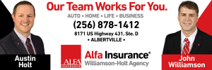 Sponsor Logo for ALFA Insurance - Williamson-Holt Agency