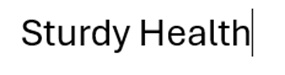 Sponsor Logo for Sturdy Health
