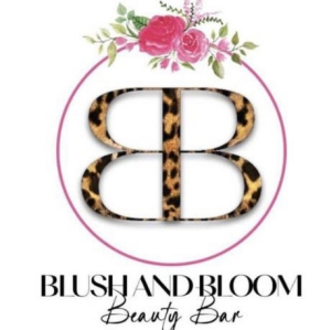 Sponsor Logo for Blush and Bloom Beauty Bar