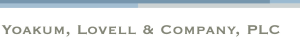 Sponsor Logo for Yoakum, Lovell & Company