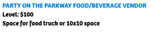 Sponsor Logo for Food/Bev Vendor