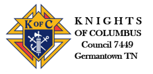Sponsor Logo for Knights of Columbus Council 7449 Germantown