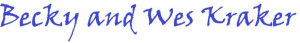 Sponsor Logo for Becky and Wes Kraker