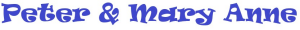 Sponsor Logo for Peter and Mary Anne Giannini