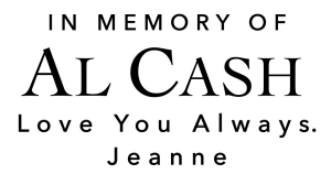 Sponsor Logo for In Memory of Al from Jeanne Cash