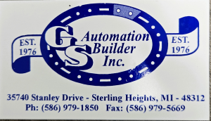 Race Sponsor Logo for G.S. Automation Builder Inc.