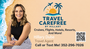 Sponsor Logo for Carefree Travel by Hillary