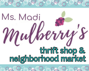Sponsor Logo for Ms. Madi Mulberry's Thrift Shop