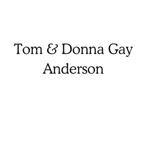 Sponsor Logo for Tom & Donna Gay Anderson