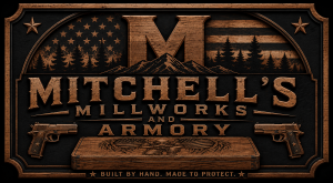 Sponsor Logo for Mitchell's Millworks and Armory