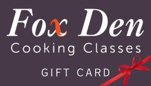 Sponsor Logo for Fox Den Cooking Classes