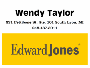 Sponsor Logo for Wendy Taylor from Edward Jones