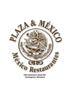 Sponsor Logo for Plaza Mexico Restaurant