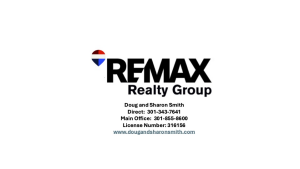 Sponsor Logo for Doug and Sharon Smith, Associate Brokers, REMAX Realty Group