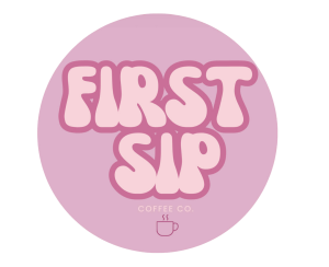 Sponsor Logo for First Sip Coffee Co.
