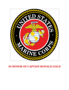 Sponsor Logo for Captain Ronald Gold