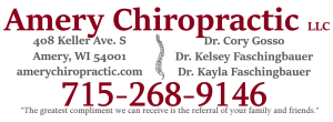 Sponsor Logo for Amery Chiropractic