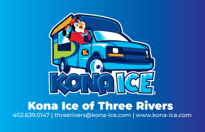 Logo for Kona Ice  of Three Rivers
