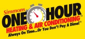 Sponsor Logo for Simmons One Hour Heating & Air