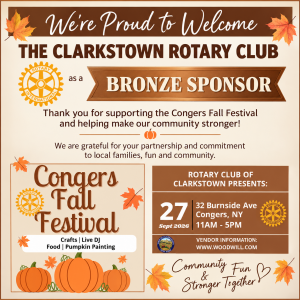 Sponsor Logo for The Clarkstown Rotary Club