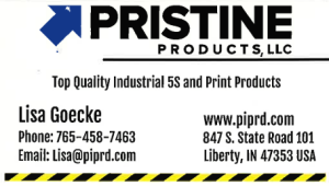 Sponsor Logo for Pristine Products, LLC