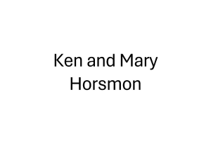 Sponsor Logo for Ken and Mary Horsmon